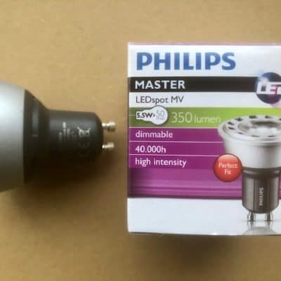 Philips 5.5w - 50w GU10 Dimmable 2700k